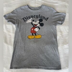 Disney Parks Original Mickey Mouse Disneyland Grey T-Shirt